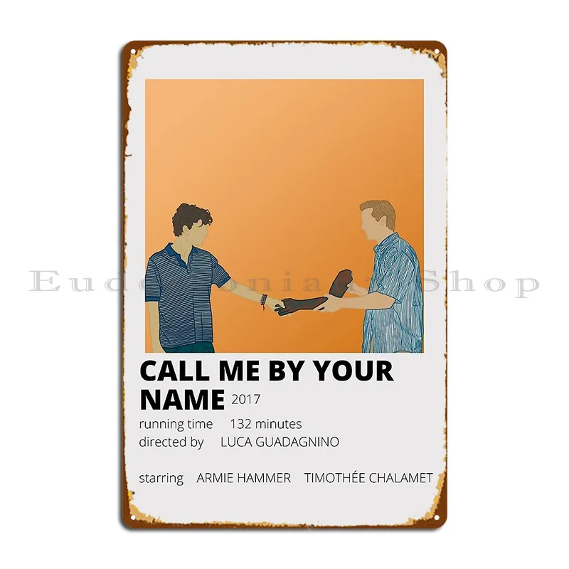 Home Cinema Wall Design - Call Me Metal Sign Wall Mural