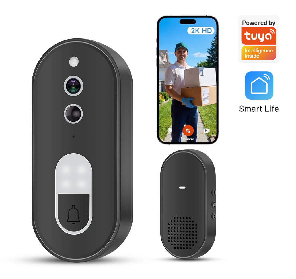 Home Cinema Alexa - Tuya 1080P HD Bel Pintu Video