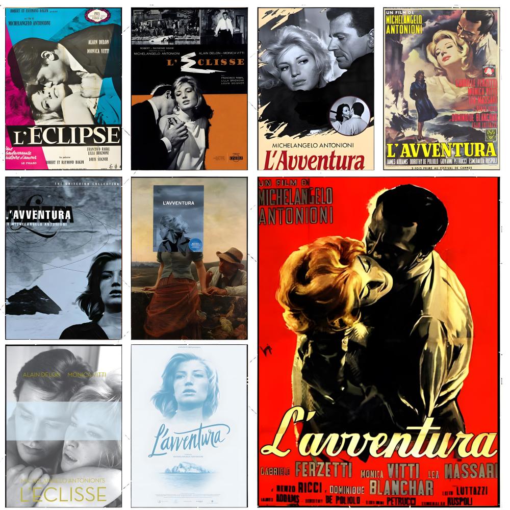 Home Cinema Gifts - Lavventura Classic Cinema L-Lavventura Poster Seni