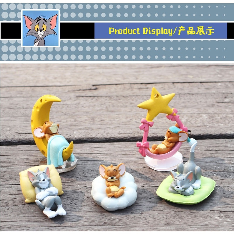 Jerry Home Cinema - Set Figur Mini Mainan Koleksi Kartun