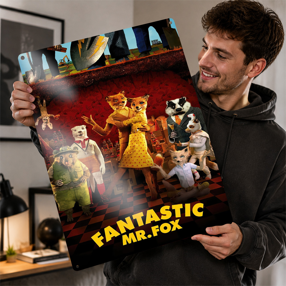 Home Cinema Gifts - Poster Film Fantastis Mr. Fox, Seni