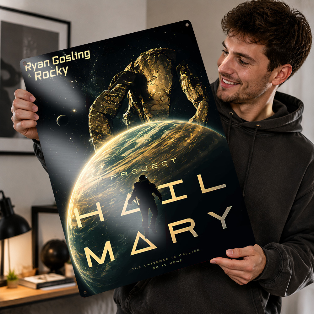 Home Cinema Gifts - Poster Film Project Hail Mary, Seni
