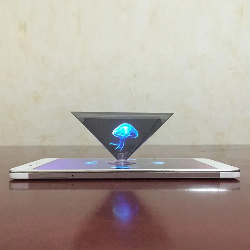 Home Cinema Projector Screen - Proyektor tampilan piramida 3D, proyektor dudukan