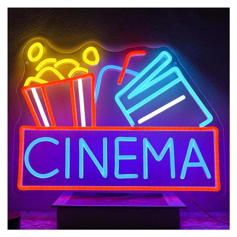 Home Cinema Today - Lampu Neon Bioskop Bertenaga USB Dapat