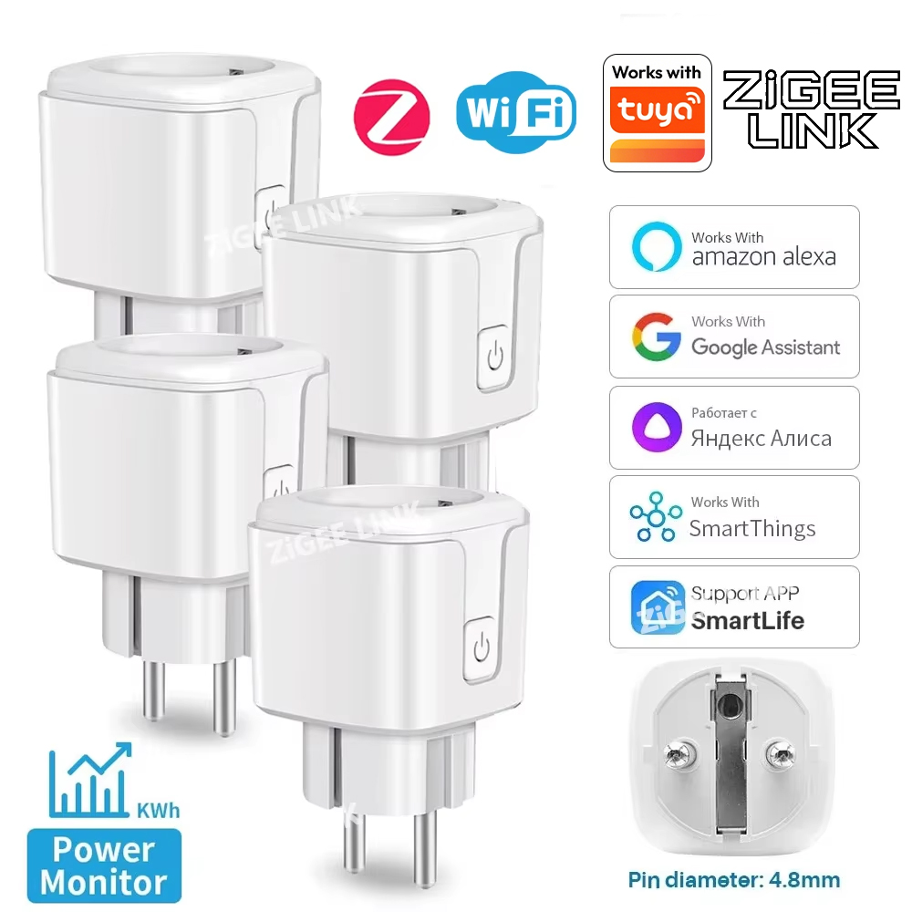 Home Cinema Alexa - ZigBee EU Plug 16A/20A Smart Plug