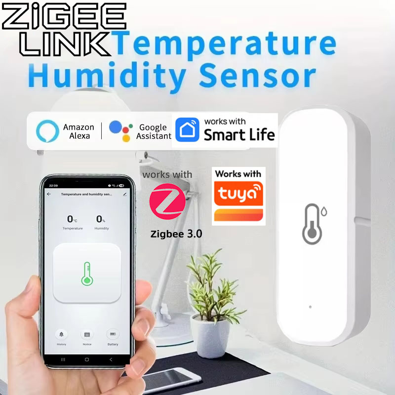 Home Cinema Alexa - Mendukung Sensor Suhu Kelembaban Tuya Zigbee