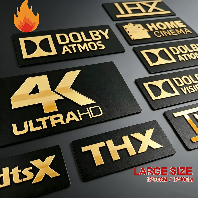 Home Cinema Dts X - Papan Tanda Bioskop Rumah 3D Cermin
