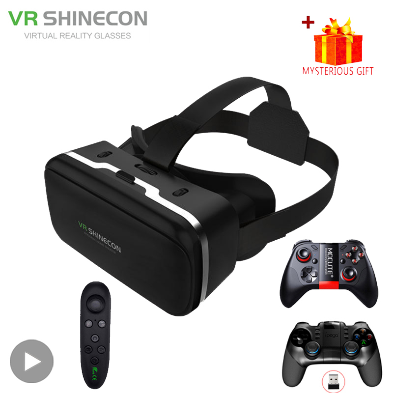 Shinecon Kacamata VR 3D Perang - Home Cinema Glasses ulasan dan harga