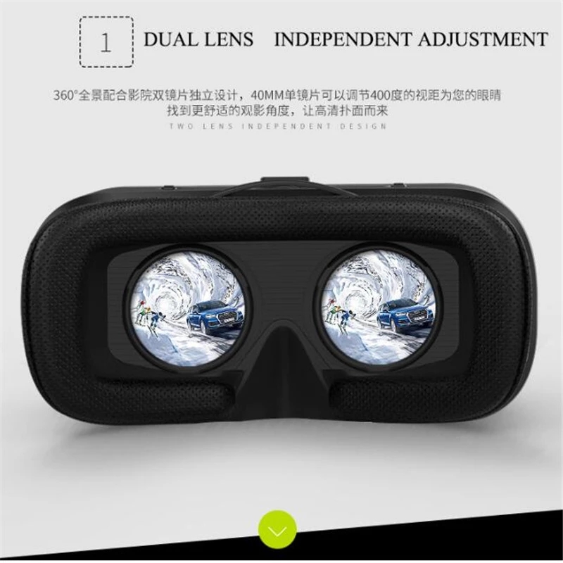 Shinecon Kacamata VR 3D Perang - Home Cinema Glasses ulasan dan harga