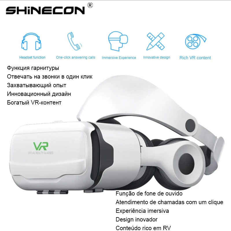 Kacamata VR Helm Headset 3D Re - Home Cinema Glasses ulasan dan harga