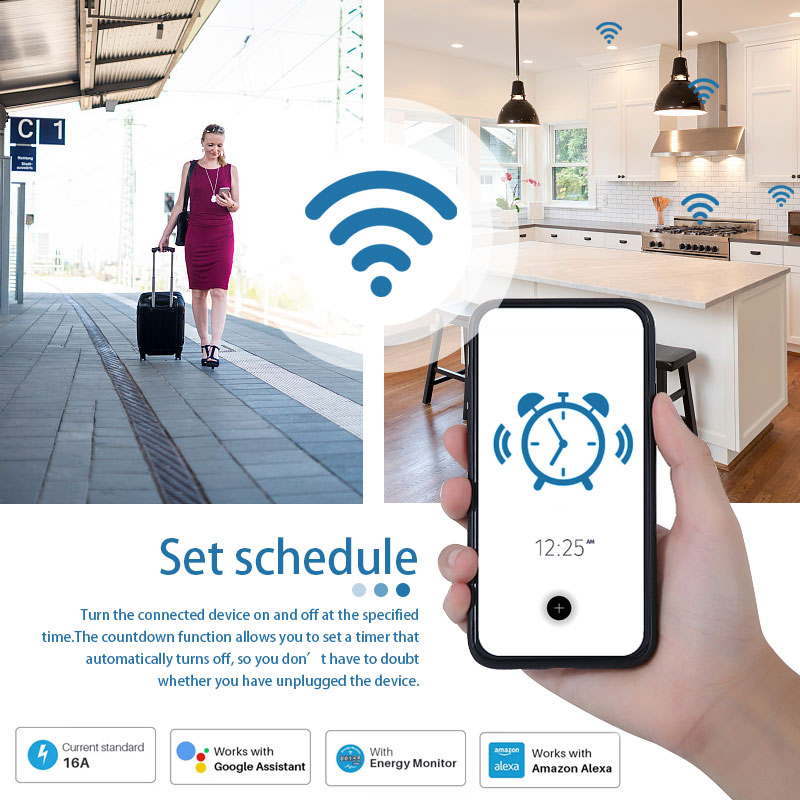 Bekerja Dengan TUYA Smart Plug - Home Cinema Alexa ulasan dan harga