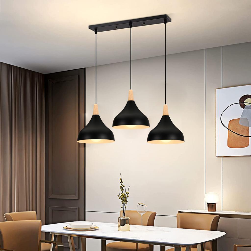 Lampu Gantung LED Kayu Nordic  - Home Cinema Glasses ulasan dan harga