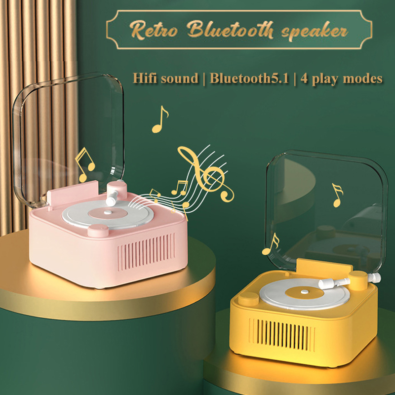 Speaker Bluetooth Retro portab - Home Cinema Bluetooth 5.1 ulasan dan harga
