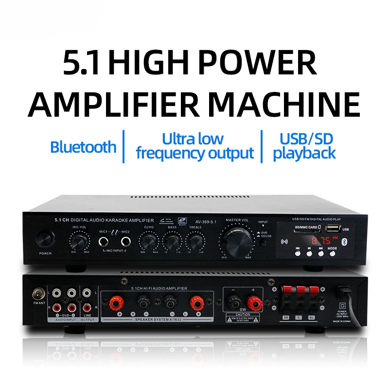Speaker AMP Bluetooth 5.1 6 Sa - Home Cinema Bluetooth 5.1 ulasan dan harga