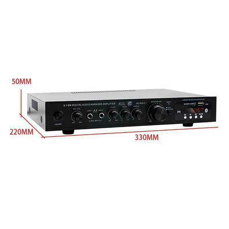Speaker AMP Bluetooth 5.1 6 Sa - Home Cinema Bluetooth 5.1 ulasan dan harga