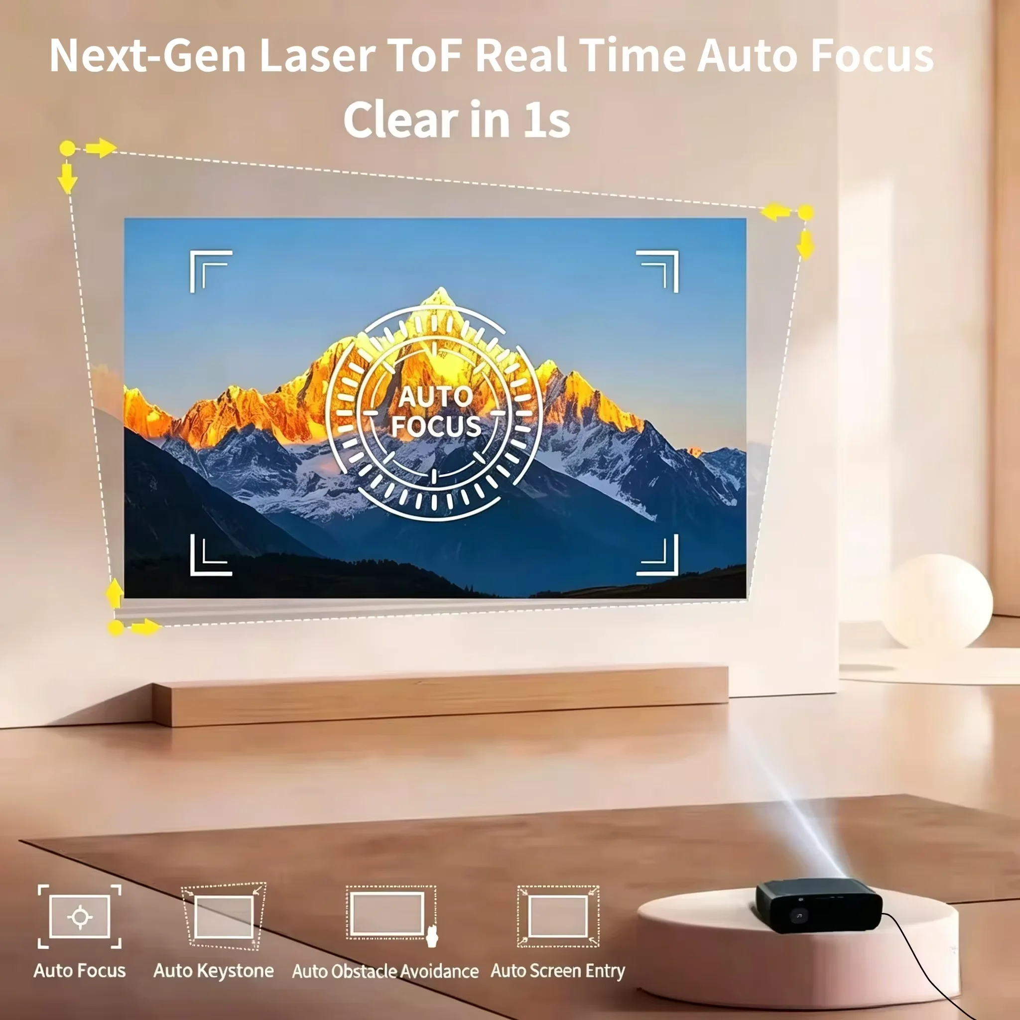 Proyektor 4000ANSI 4K S7 Siang - Home Cinema Experience ulasan dan harga