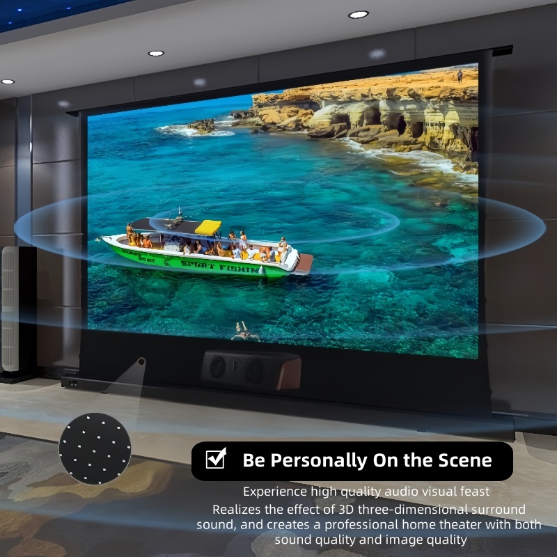 100 ''120'' 150 ''8K Kontras T - Home Cinema Projector Screen ulasan dan harga