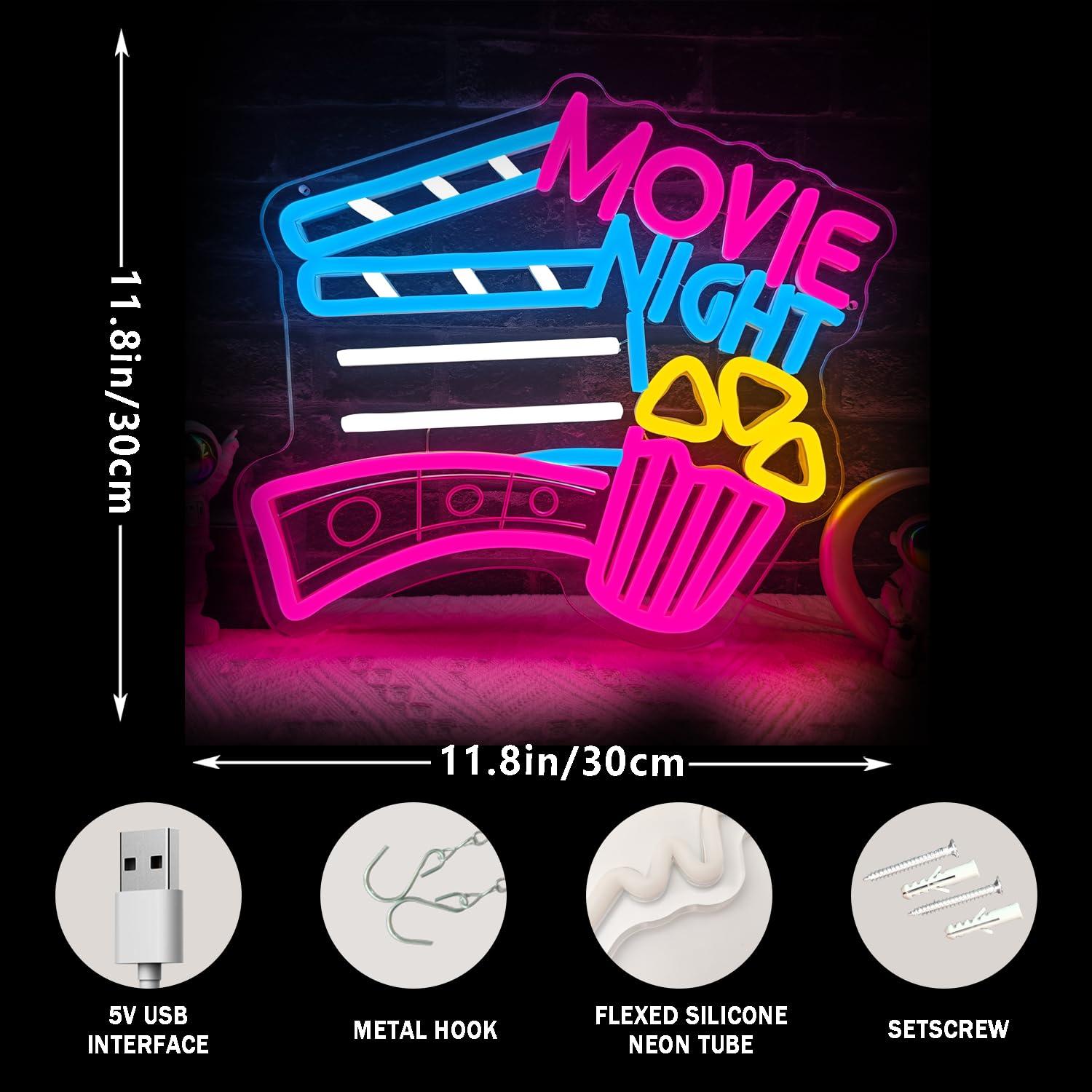 Lampu Neon LED USB yang Dapat  - Home Cinema Gifts ulasan dan harga