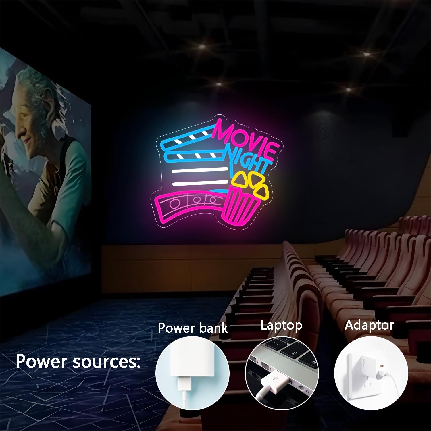 Lampu Neon LED USB yang Dapat  - Home Cinema Gifts ulasan dan harga