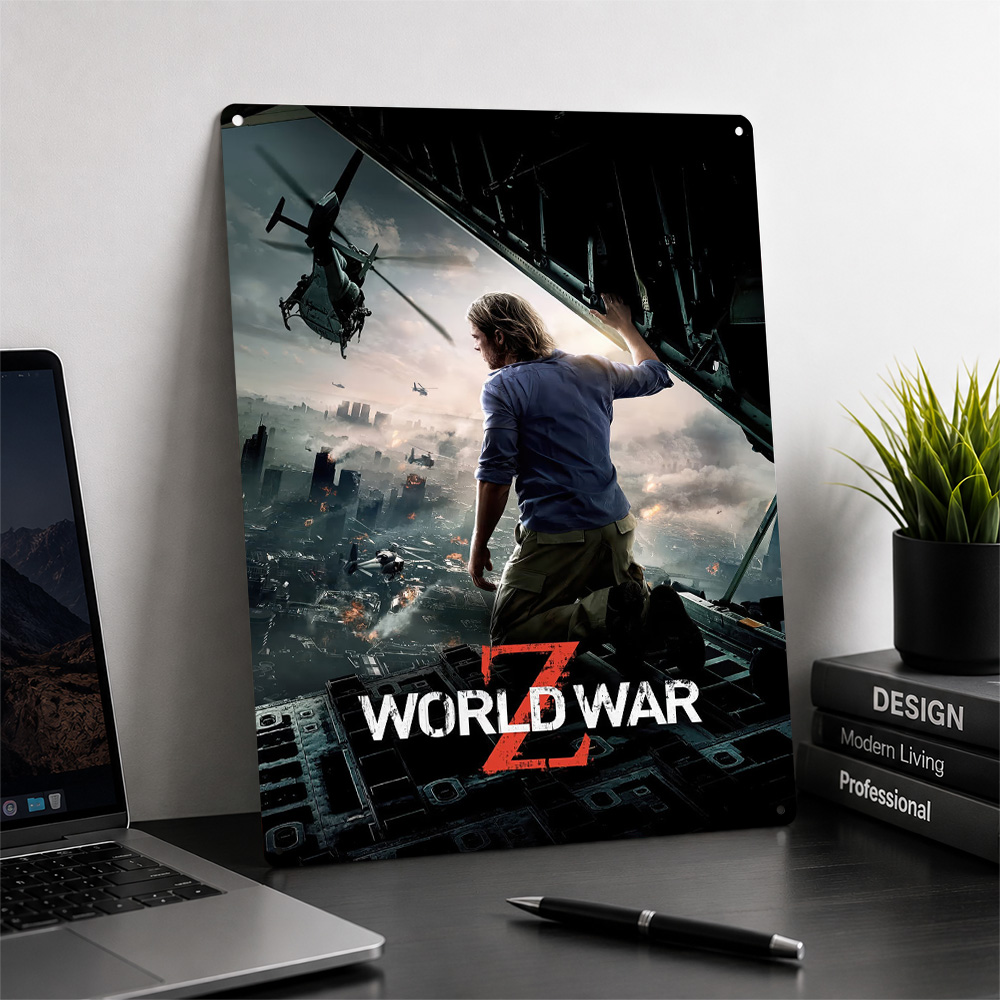 Poster Film World War Z, Seni  - Home Cinema Gifts ulasan dan harga