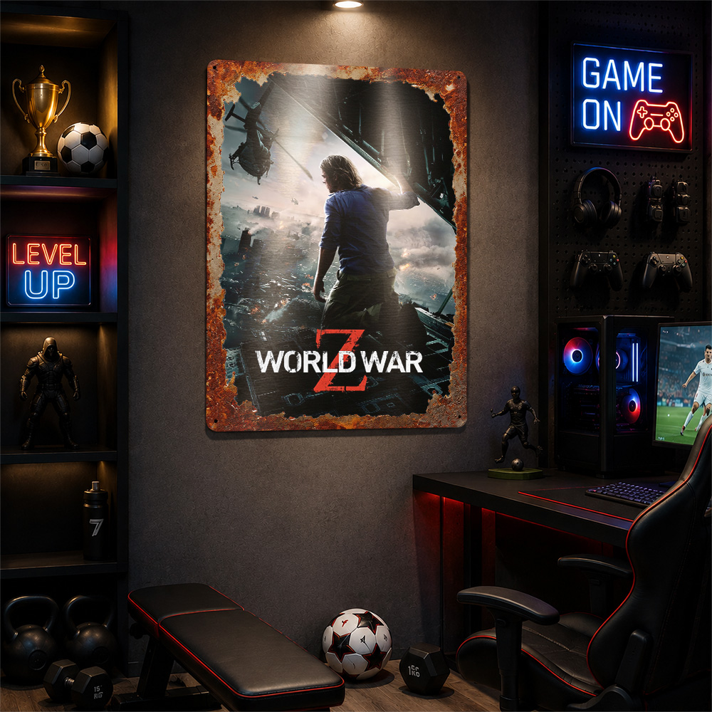 Poster Film World War Z, Seni  - Home Cinema Gifts ulasan dan harga