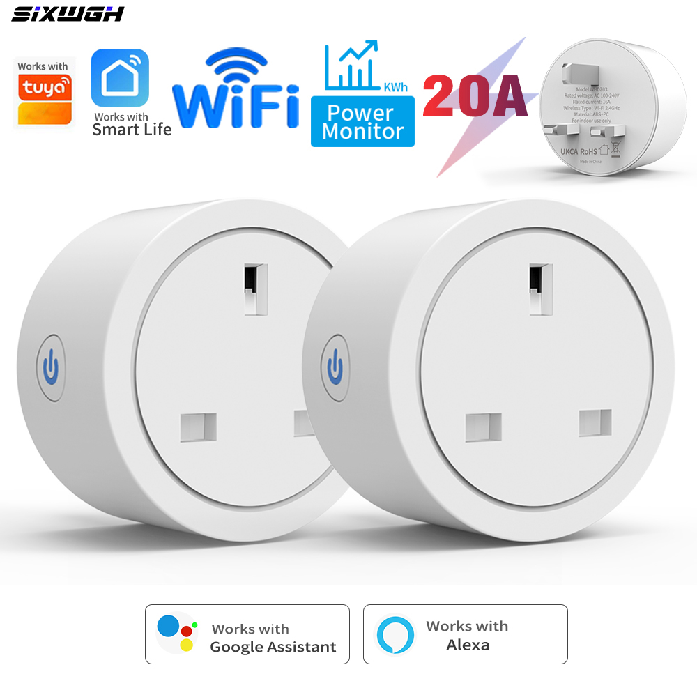 Stop Kontak Pintar WiFi Tuya 2 - Home Cinema Alexa ulasan dan harga