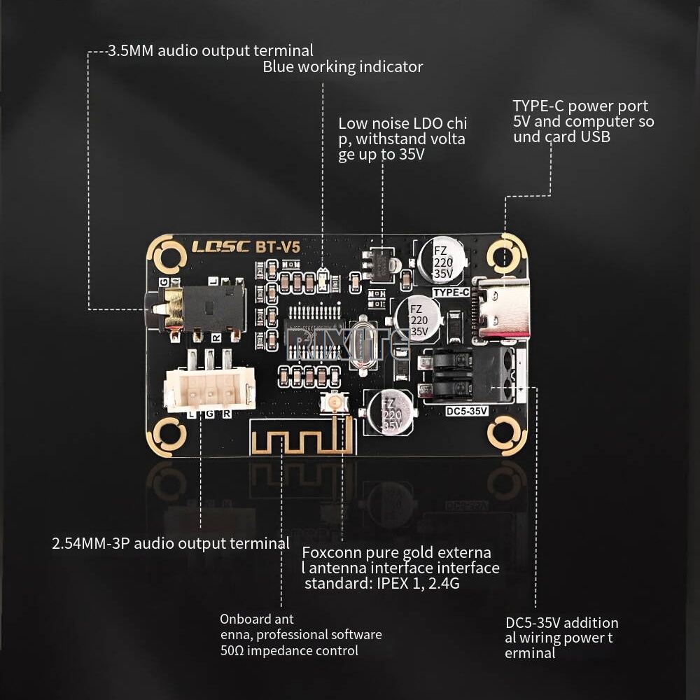 Papan Penerima Audio Bluetooth - Home Cinema Bluetooth 5.1 ulasan dan harga
