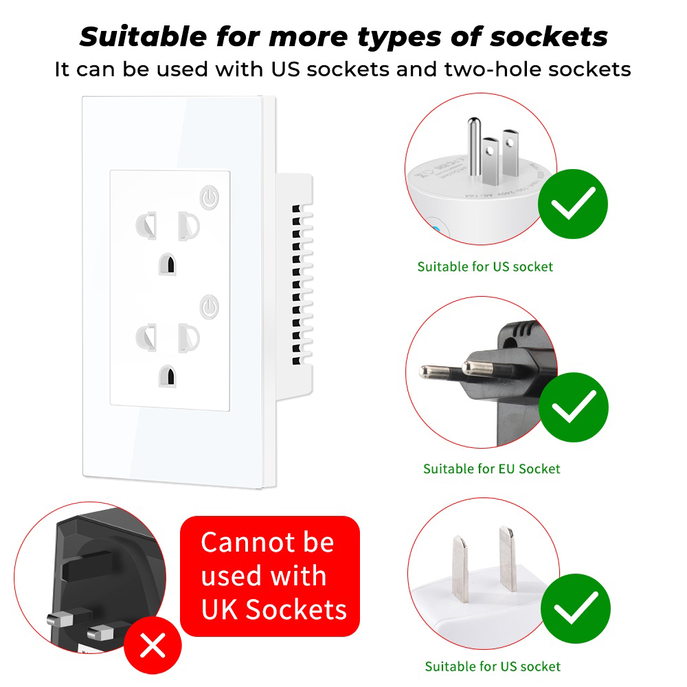 16A Tuya WiFi Bluetooth US EU  - Home Cinema Alexa ulasan dan harga