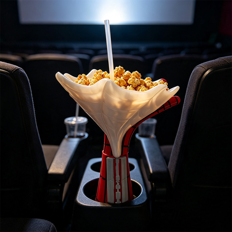 Wadah Popcorn Jaring Laba-laba - Home Cinema Today ulasan dan harga