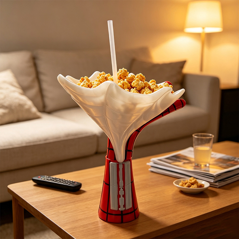 Wadah Popcorn Jaring Laba-laba - Home Cinema Today ulasan dan harga