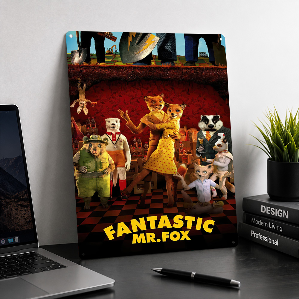 Poster Film Fantastis Mr. Fox, - Home Cinema Gifts ulasan dan harga