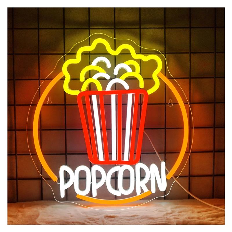Lampu Neon Popcorn Dapat Dired - Home Cinema Today ulasan dan harga