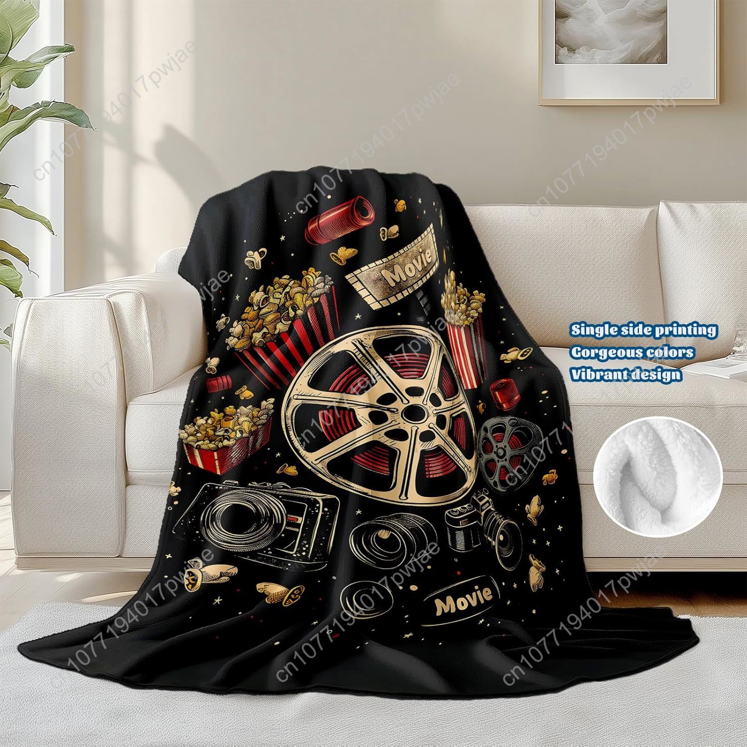 Selimut Lembut Flanel untuk De - Home Cinema Gifts ulasan dan harga
