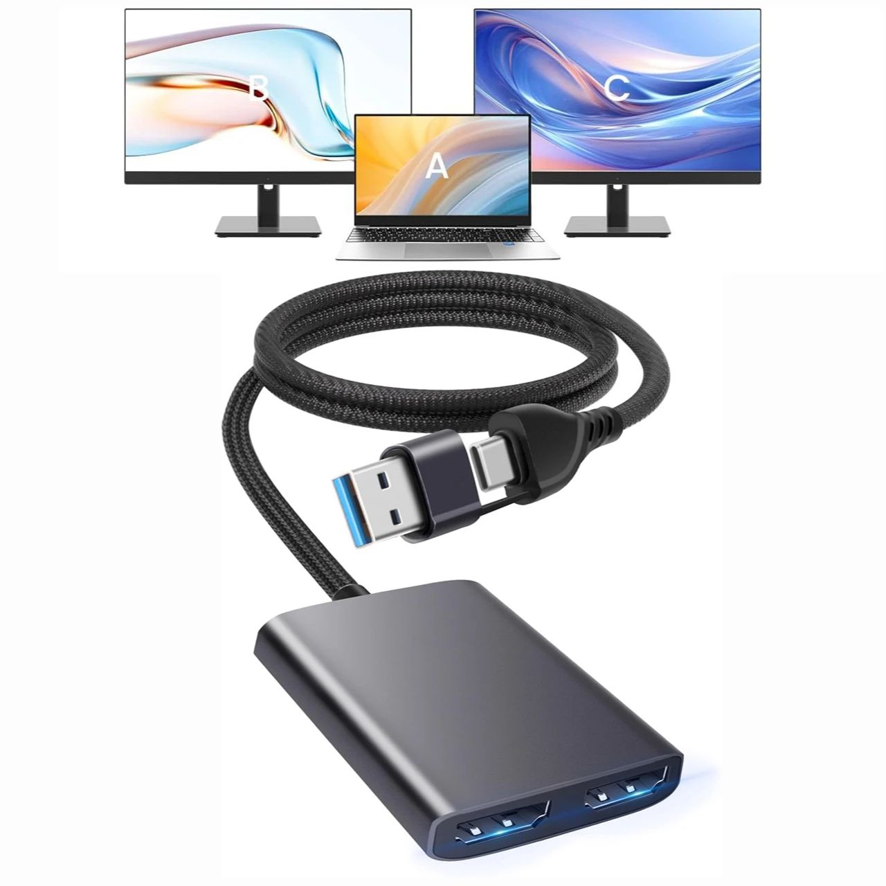 Adaptor Pemisah Kompatibel den - Home Cinema Usb ulasan dan harga