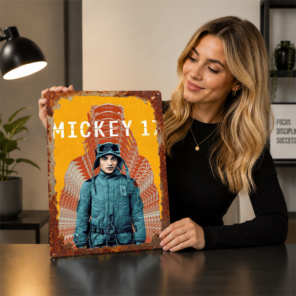Poster Film Mickey 17 dari Log - Home Cinema Gifts ulasan dan harga