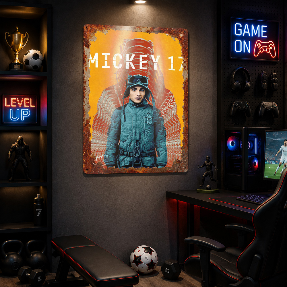 Poster Film Mickey 17 dari Log - Home Cinema Gifts ulasan dan harga
