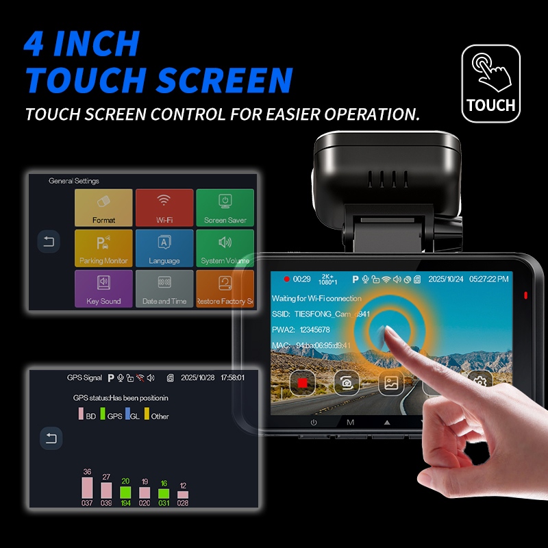 XUOIB RX4C 2K 4CH GPS Dash Cam - Home Cinema Blu Ray Sony ulasan dan harga