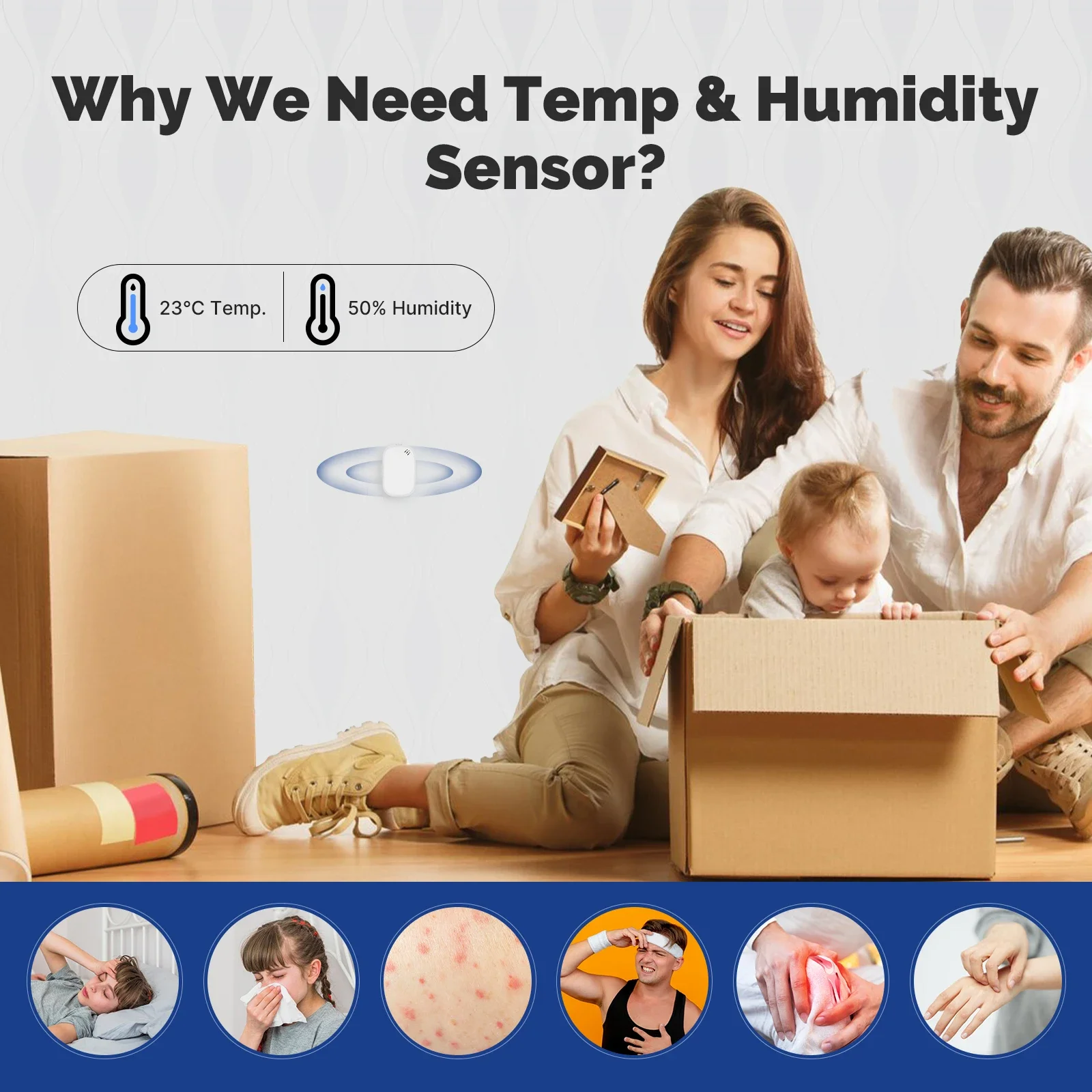 MOES Tuya Zigbee Sensor Kelemb - Home Cinema Alexa ulasan dan harga