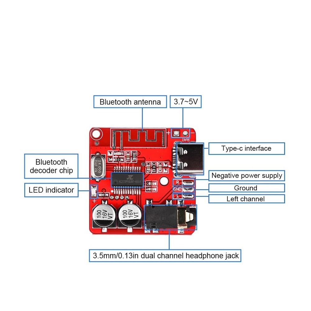 XZG Papan Penerima Audio Bluet - Home Cinema Bluetooth 5.1 ulasan dan harga