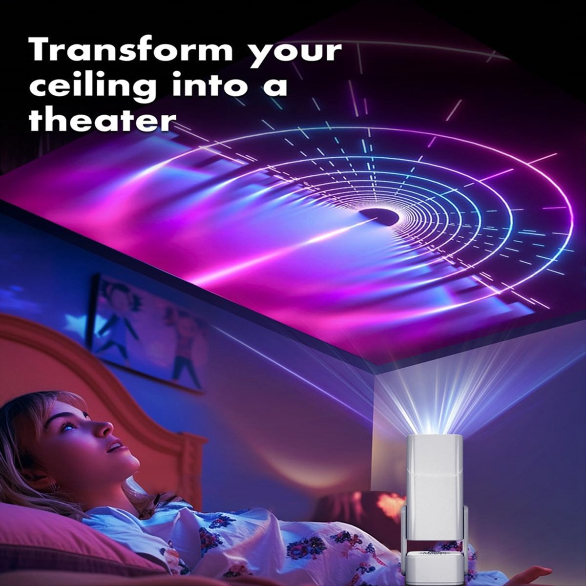 *PROYEKTOR MINI Y7S Smart 4K D - Home Cinema Today ulasan dan harga