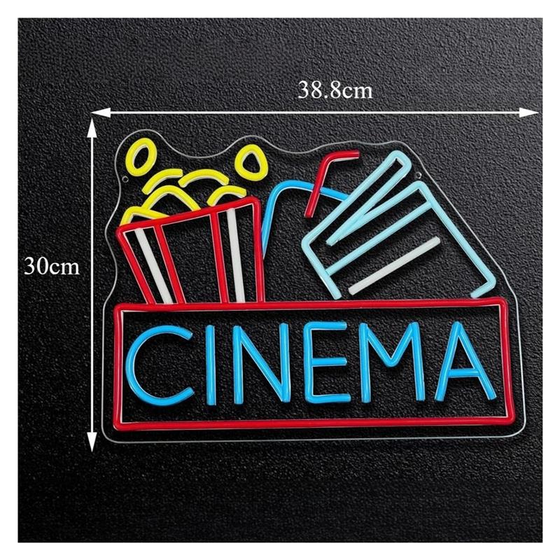 Lampu Neon Bioskop Bertenaga U - Home Cinema Today ulasan dan harga