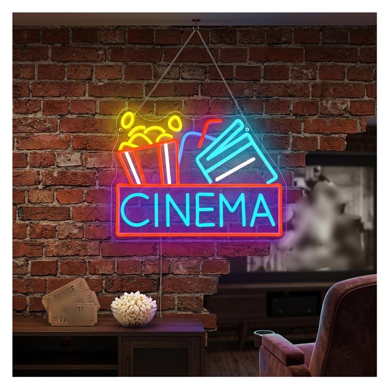 Lampu Neon Bioskop Bertenaga U - Home Cinema Today ulasan dan harga