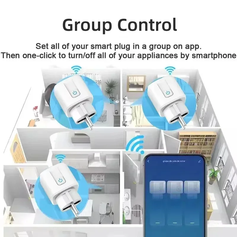 ZigBee EU Plug 16A/20A Smart P - Home Cinema Alexa ulasan dan harga