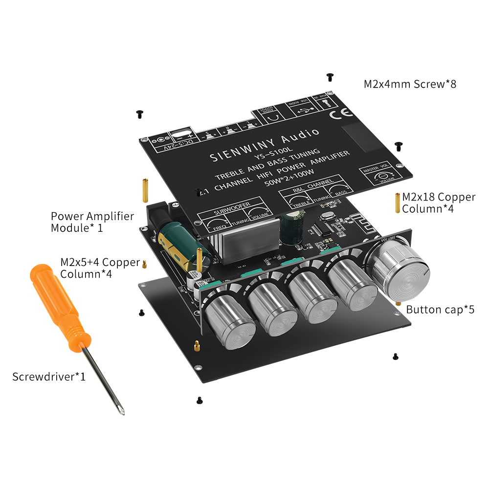 2.1 3 Channel Power Bass Ampli - Home Cinema Bluetooth 5.1 ulasan dan harga
