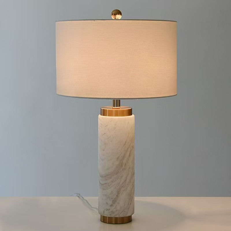 Lampu Meja Marmer Modern Mewah - Home Cinema Glasses ulasan dan harga