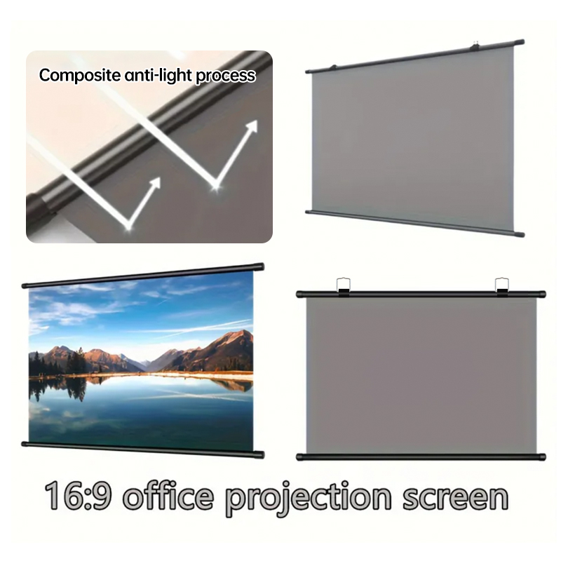 Layar Proyektor Anti-Cahaya 15 - Home Cinema Projector Screen ulasan dan harga