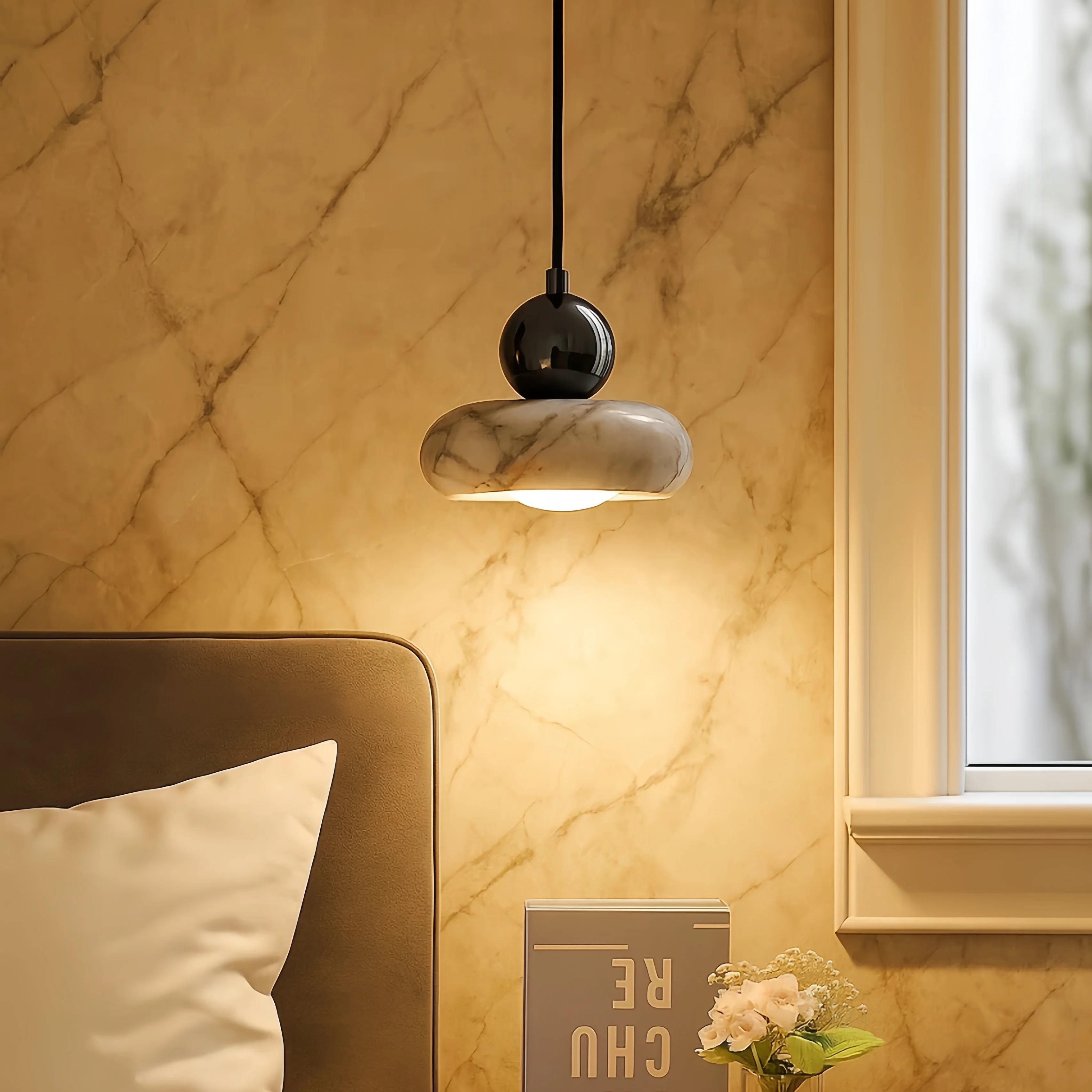 Lampu Gantung Seni Nordik deng - Home Cinema Glasses ulasan dan harga