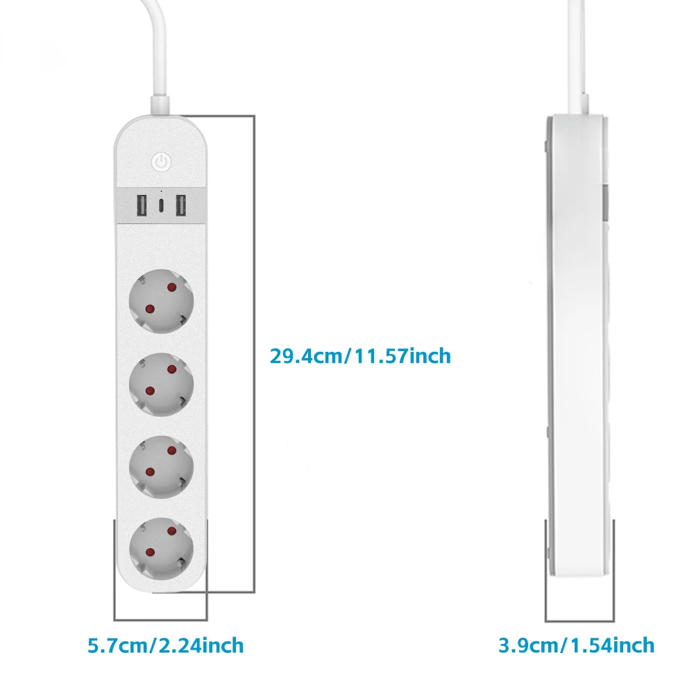BORUIDAPLS EU Plug WiFi Smart  - Home Cinema Alexa ulasan dan harga