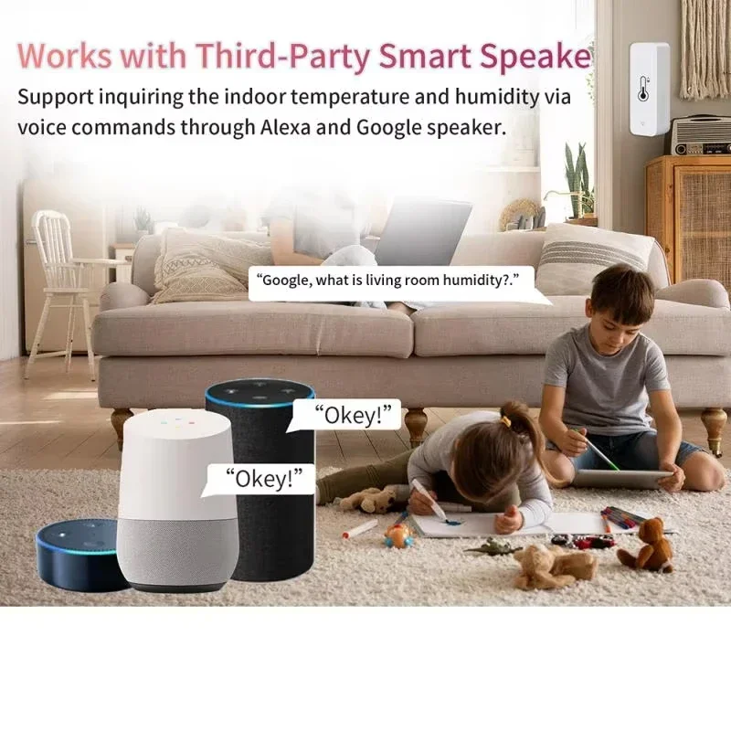 Mendukung Sensor Suhu Kelembab - Home Cinema Alexa ulasan dan harga