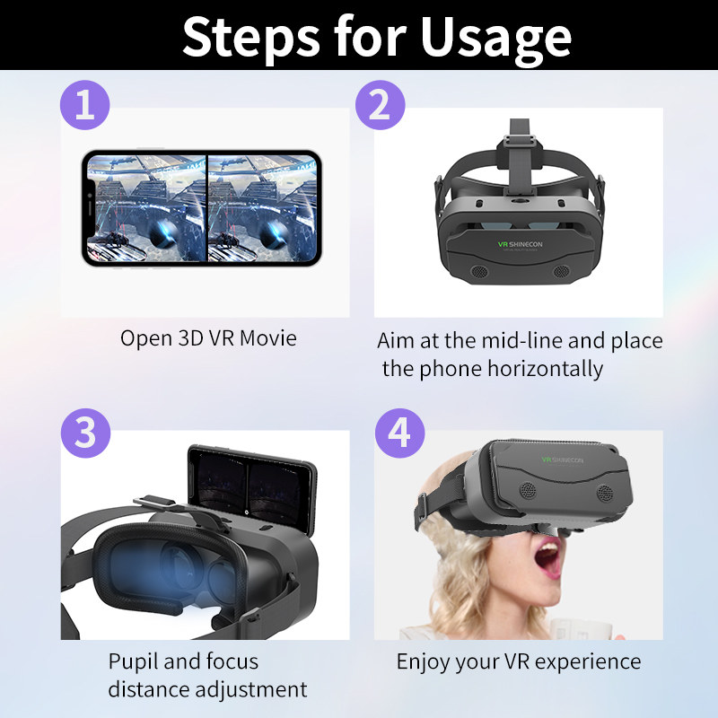 Kacamata VR 3D Virtual Layar R - Home Cinema Glasses ulasan dan harga